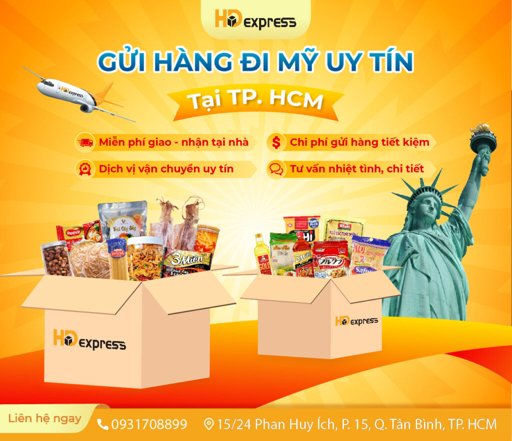 Gửi hàng đi Mỹ