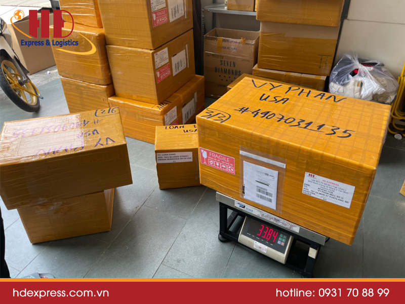 Công ty HĐ Express gửi hàng đi Mỹ