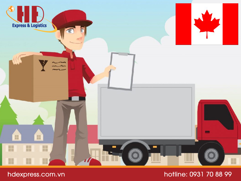 Công ty HĐ Express gửi hàng đi Canada