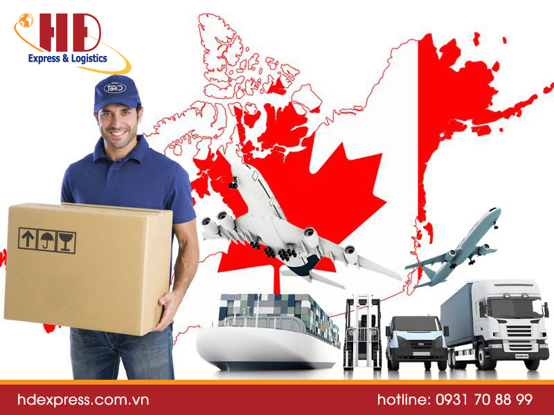 Công ty HĐ Express gửi hàng đi Canada