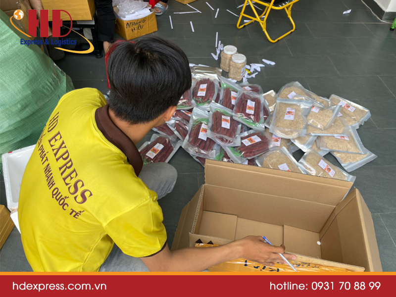 Gửi hàng đi Mỹ tại Quy Nhơn - khô sấy