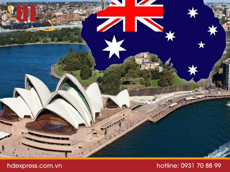 Công ty HĐ Express gửi hàng đi Úc