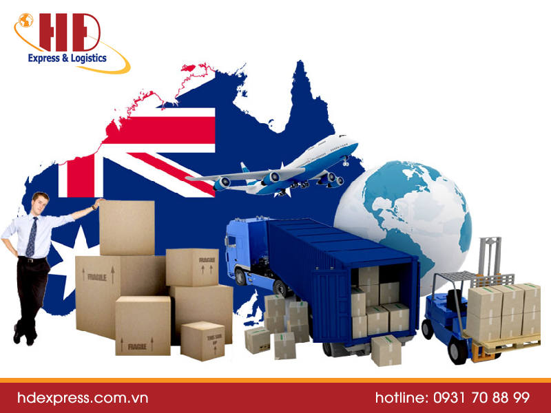 Công ty HĐ Express gửi hàng đi Úc