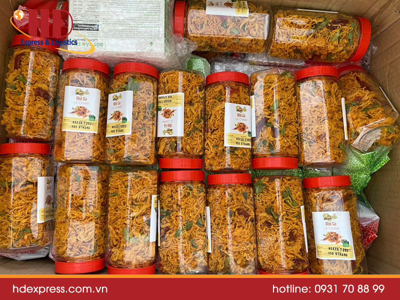 Gửi hàng đi Canada tại quận 2 - khô gà