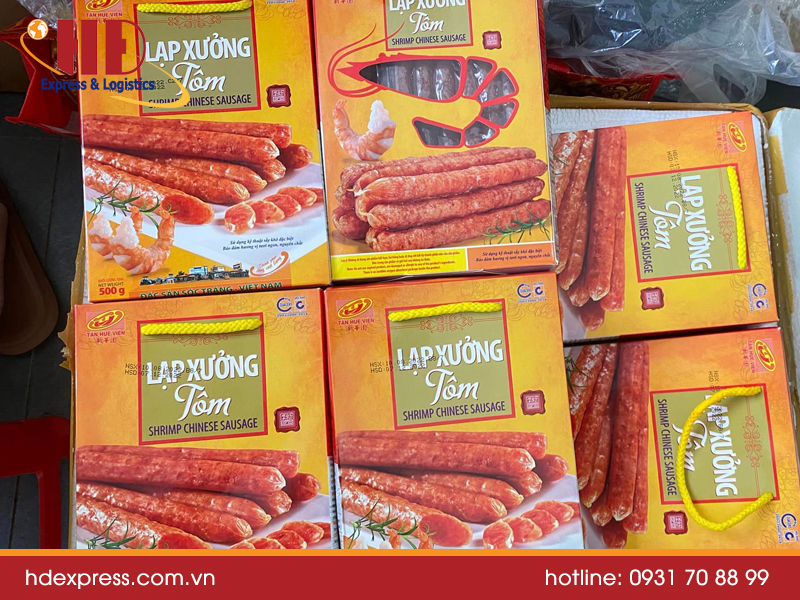 Bảng giá gửi đi SEC tại TPHCM - lạp xưởng