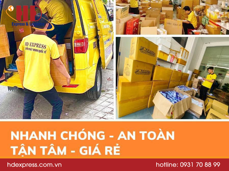 Bảng giá gửi đi Trung Quốc tại TP.HCM - HĐ Express