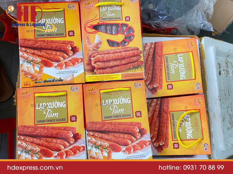 Gửi hàng đi Úc tại quận Bình Tân - lạp xưởng