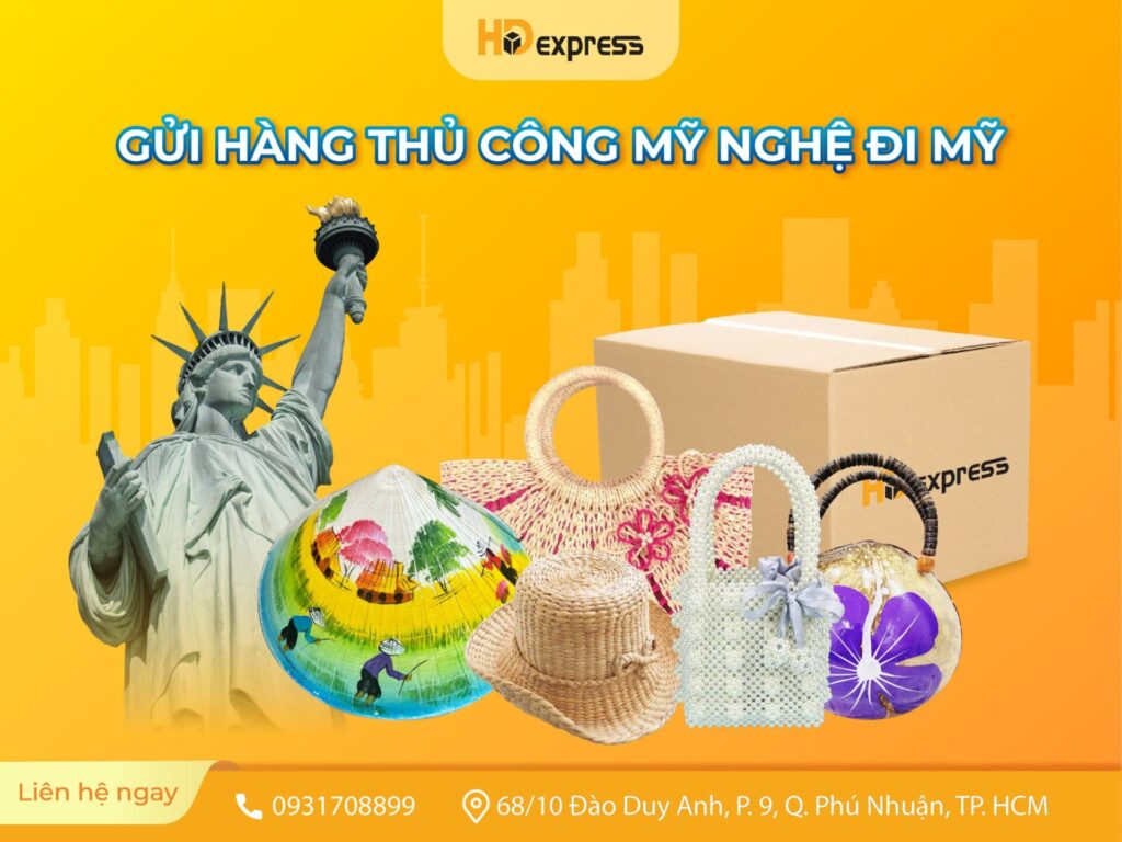 GỬI ĐỒ MỸ NGHỆ ĐI MỸ