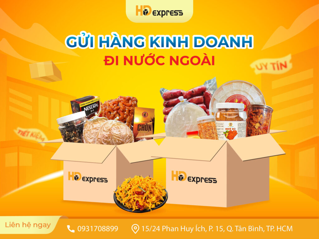 Gửi hàng kinh doanh đi nước ngoài