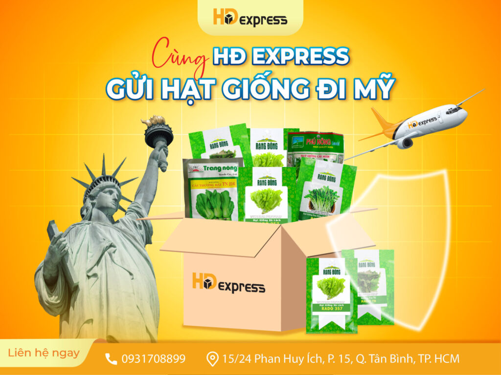 Gửi hạt giống đi Mỹ