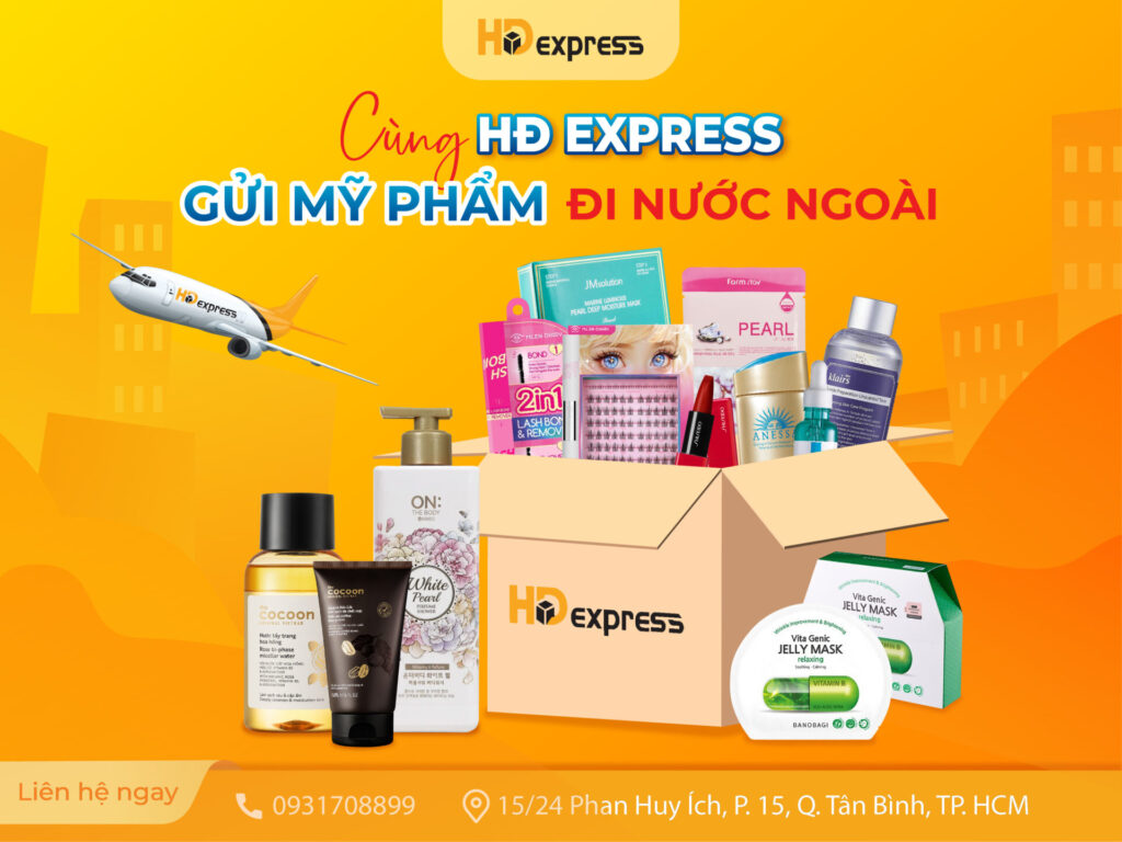 Gửi mỹ phẩm đi nước ngoài