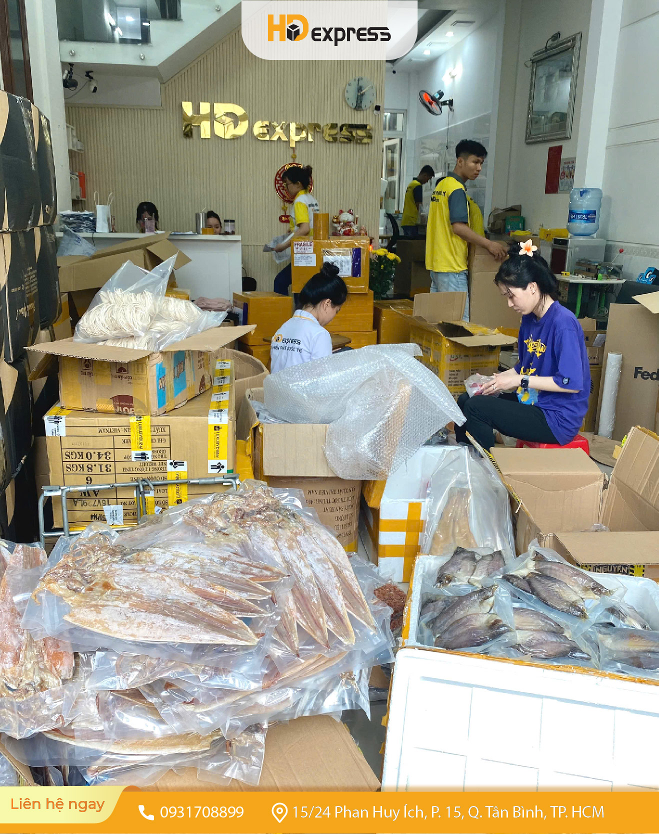 Vận chuyển hàng hóa đi nước ngoài