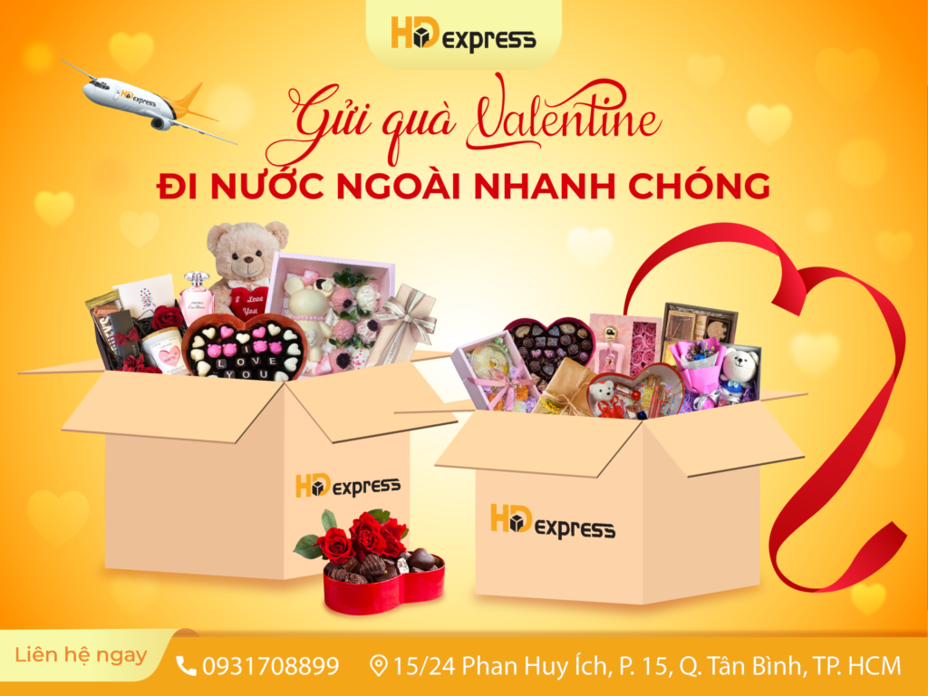 Gửi quà valentine đi nước ngoài