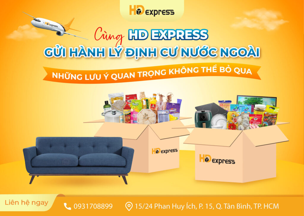 Gửi hành lý định cư nước ngoài