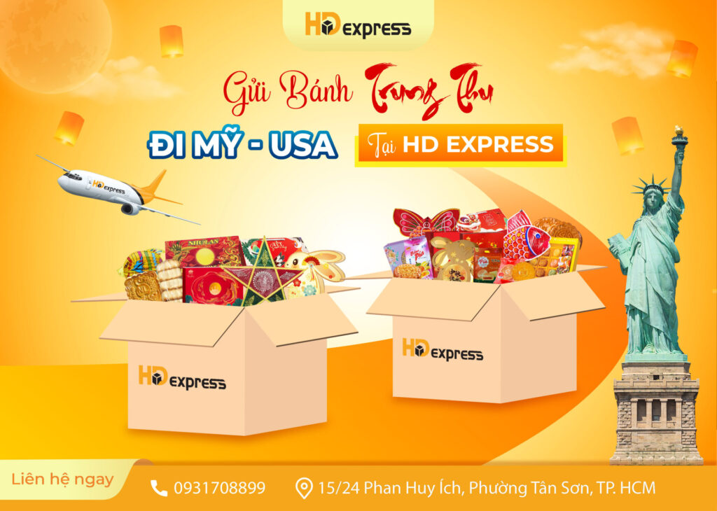 Gửi bánh trung thu đi Mỹ