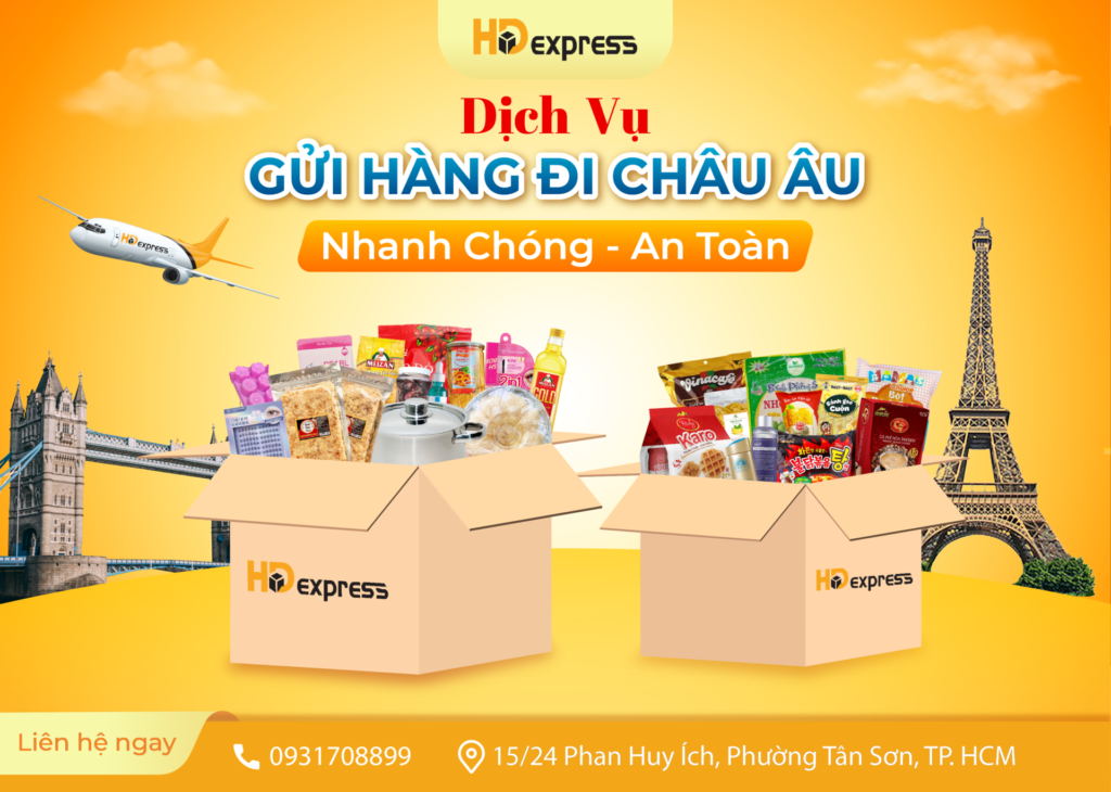 Gửi hàng đi Châu Âu