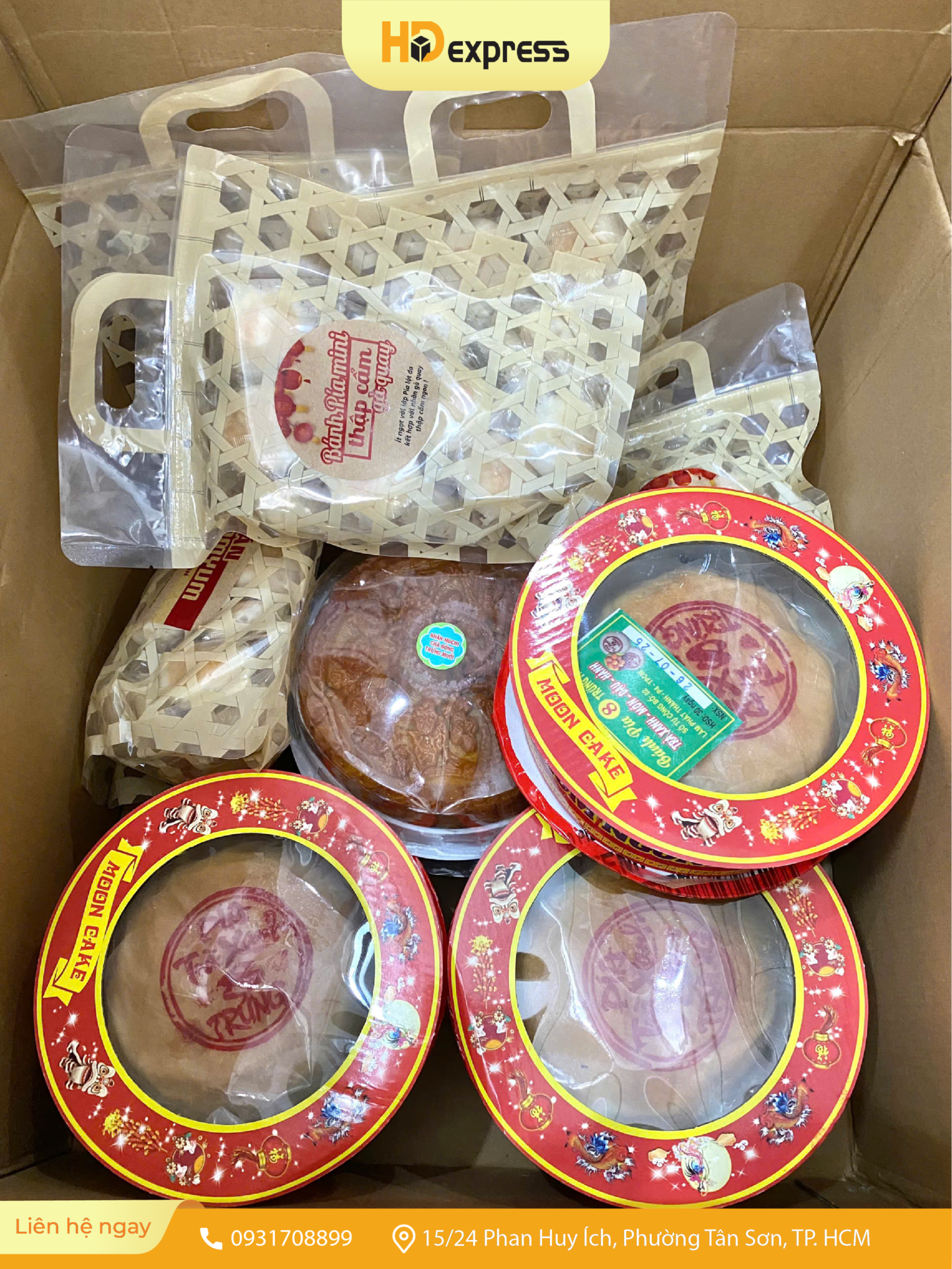 Gửi bánh Pía đi nước ngoài tại HD Express