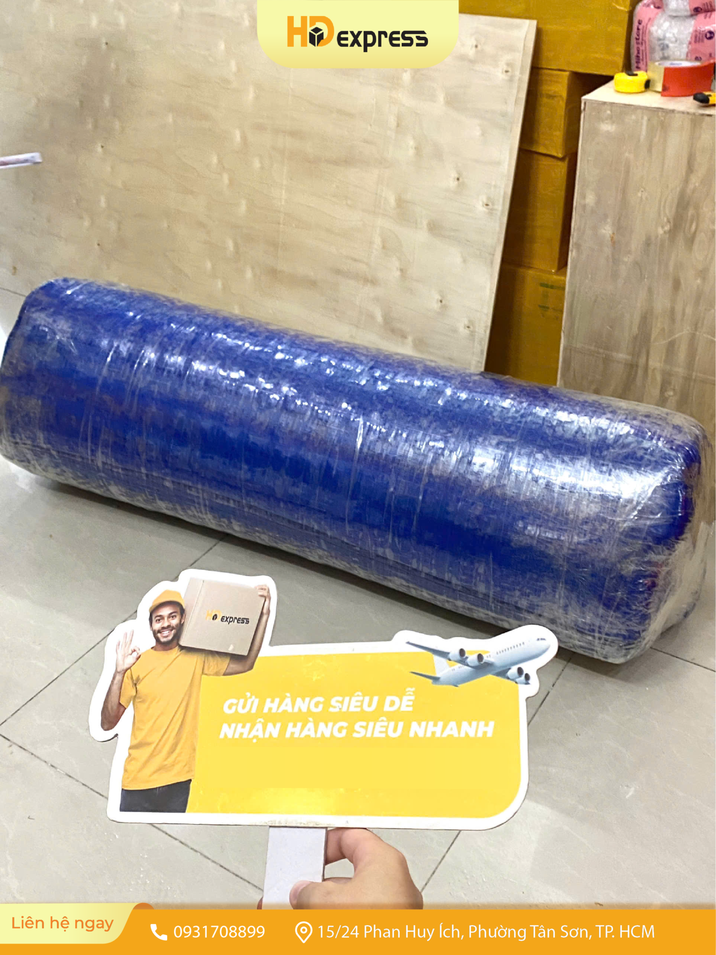 Gửi nệm đi nước ngoài tặng ba mẹ
