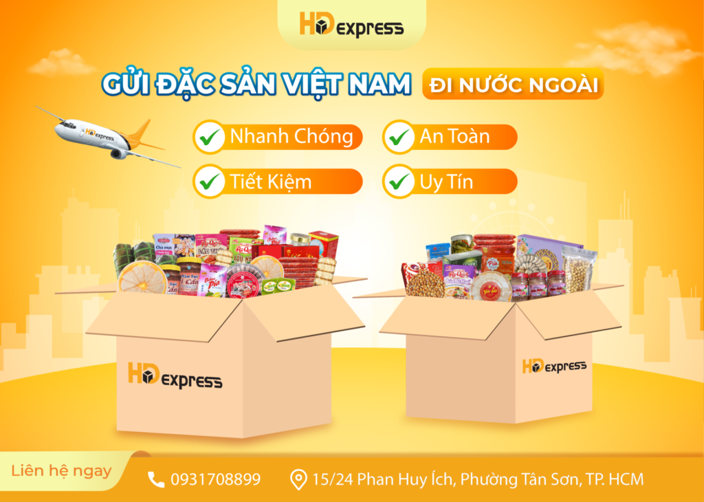 Gửi đặc sản Việt Nam đi nước ngoài