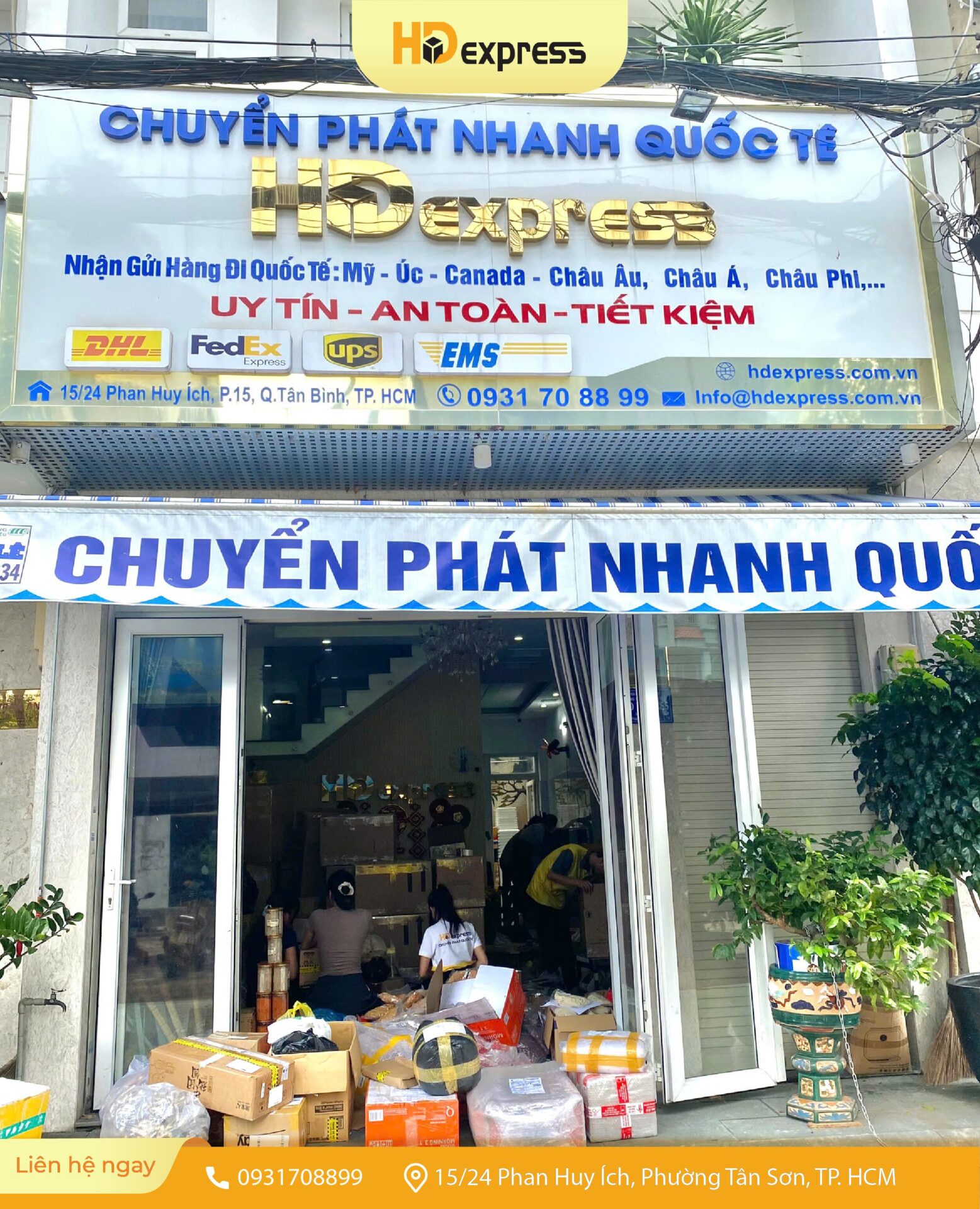 HD Express - Đơn vị gửi quà 20-10 đi nước ngoài uy tín