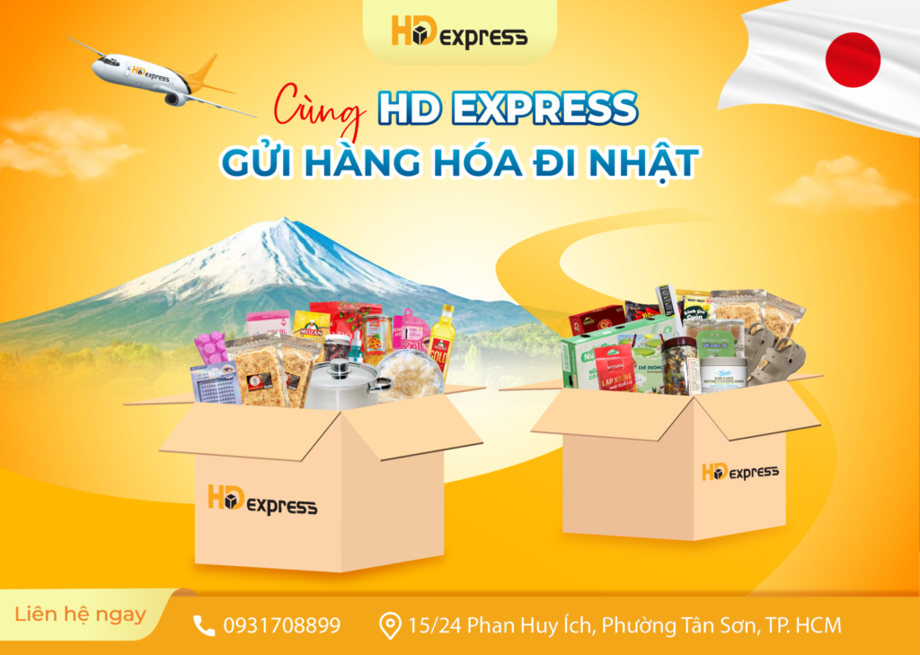 Gửi hàng hóa đi Nhật