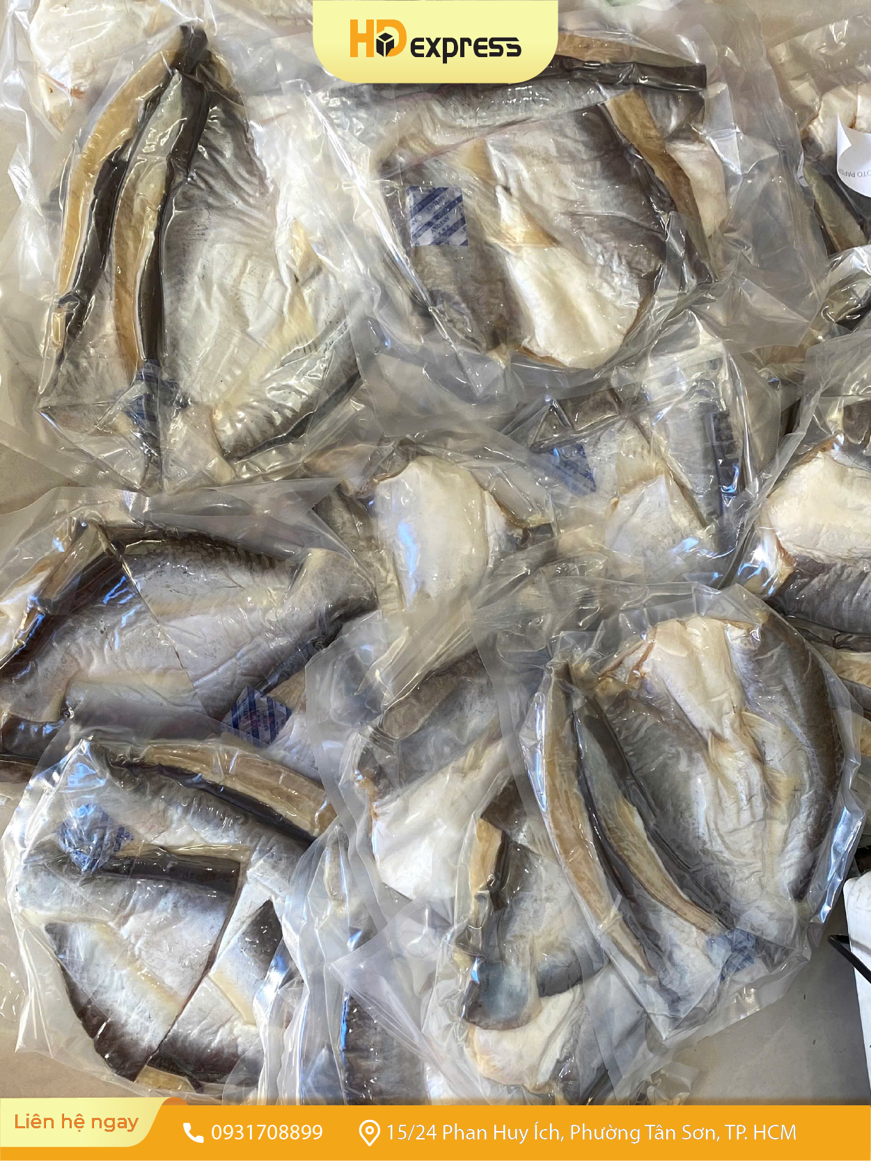 Gửi cá một nắng đi nước ngoài tại HD Express