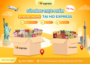 Gửi hàng thực phẩm đi nước ngoài