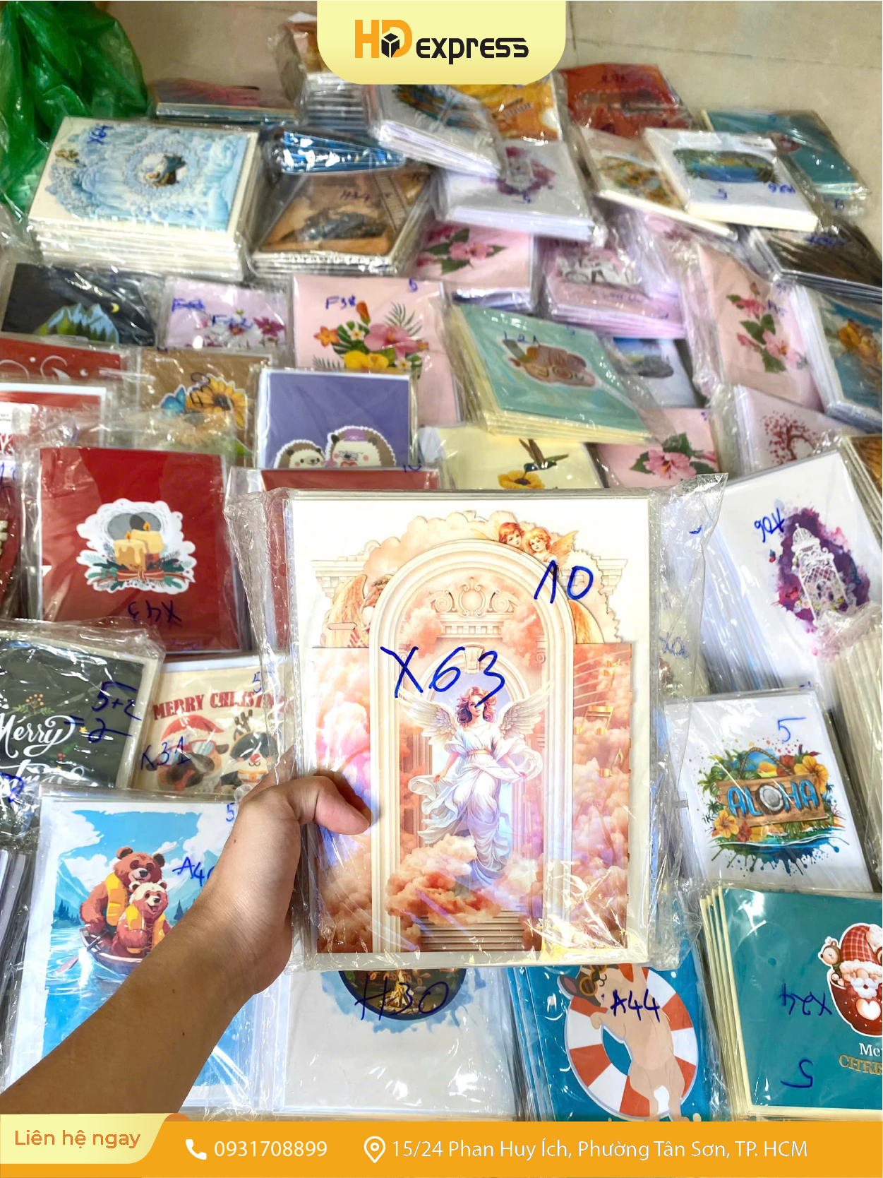 HD Express chuyên gửi thiệp giáng sinh đi nước ngoài