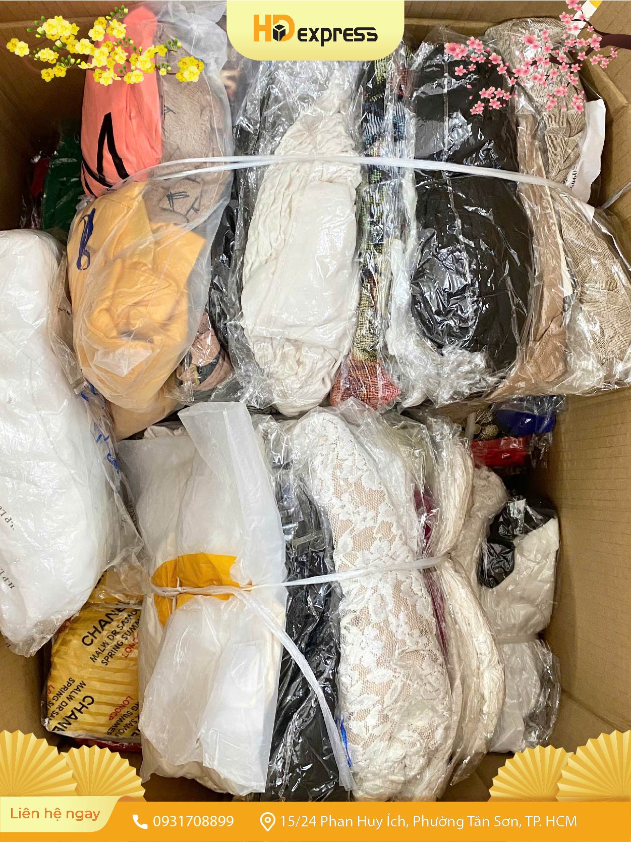 Gửi quần áo tết, áo dài đi nước ngoài tại HD Express