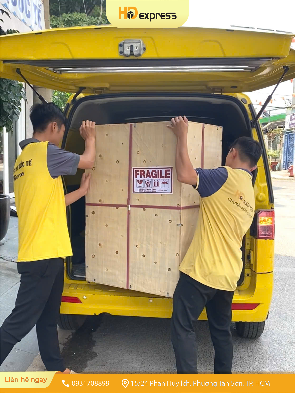 HD Express vận chuyển hàng gốm sứ đi Châu Âu