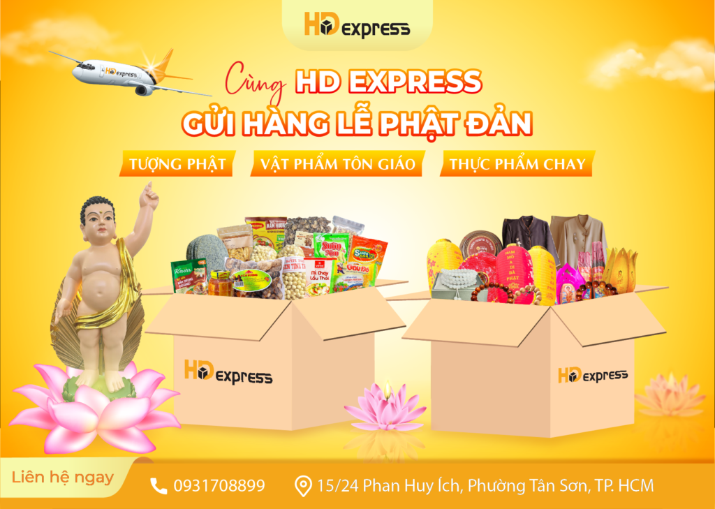 Gửi hàng lễ Phật Đản