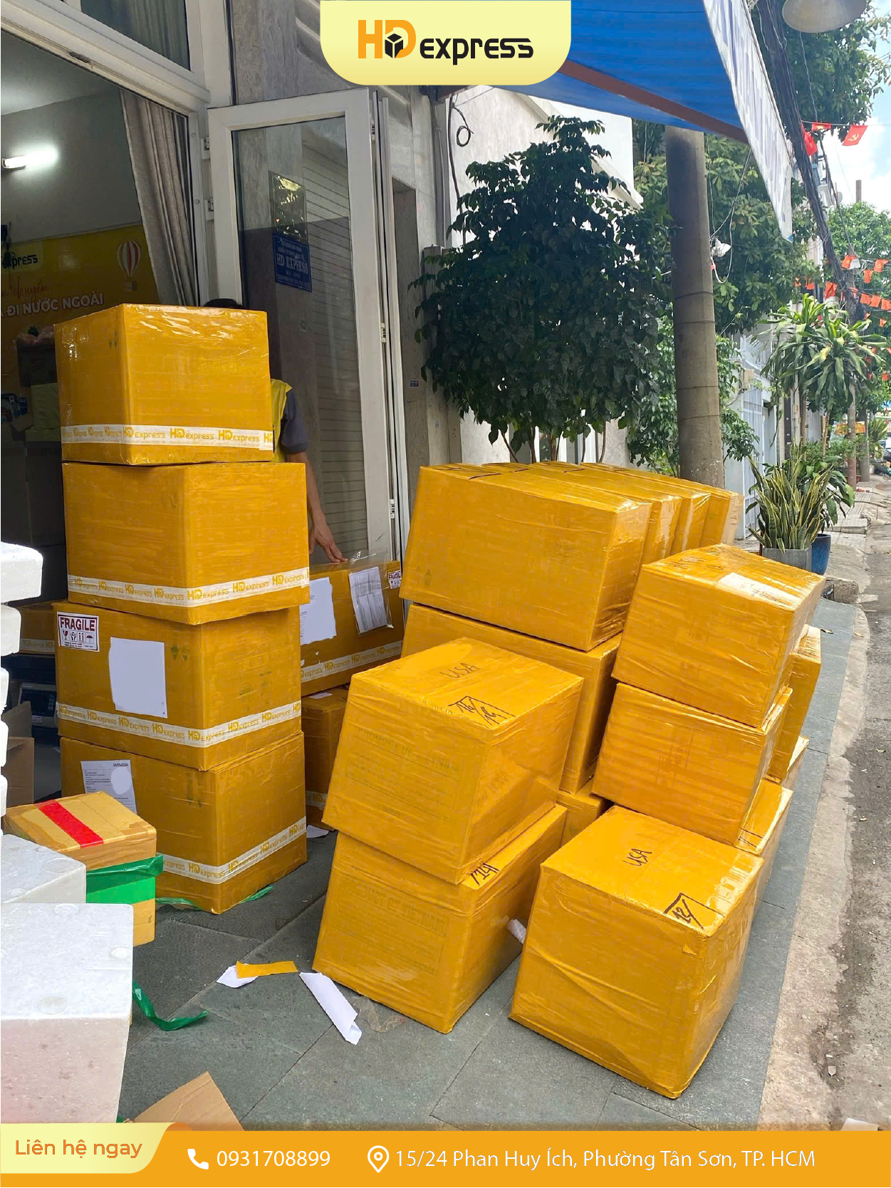 Gửi thực phẩm đi nước ngoài tại HD Express