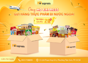 Gửi hàng thực phẩm đi nước ngoài tại HD Express