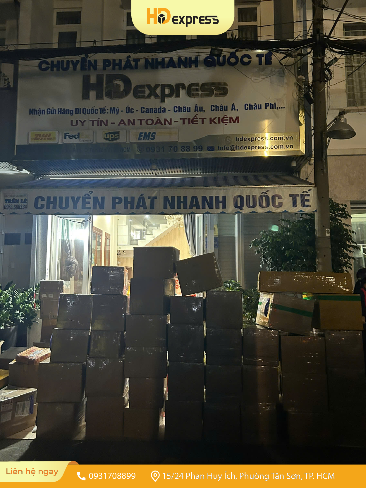 HD Express - Đơn vị vận chuyển uy tín