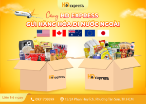 Gửi hàng hóa đi nước ngoài tại HD Express