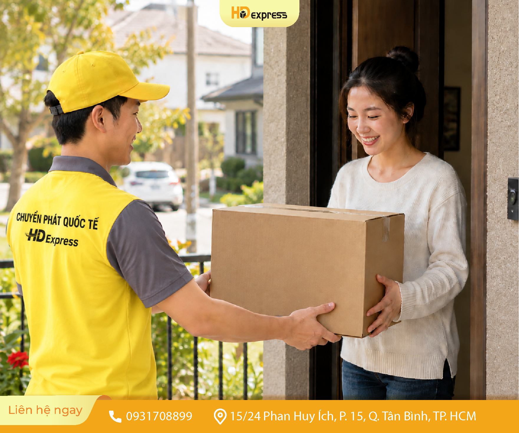 HD Express giao hàng tận nhà